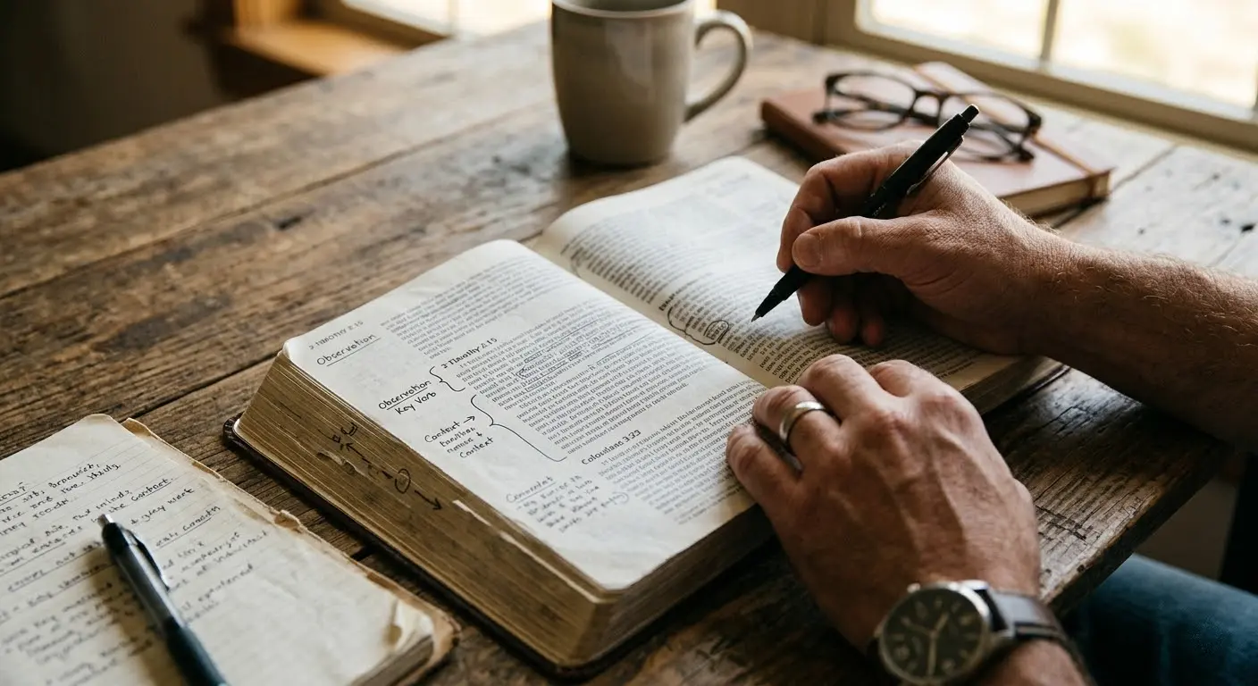 Inductive Bible Study for Men: Moving from Reading to Analysis